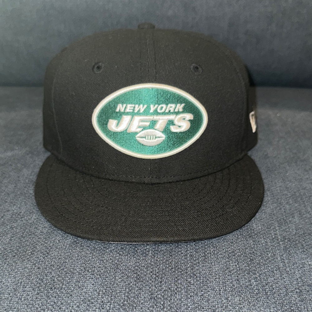 New Era Black 59FIFTY Fitted Hat with NFL Branding